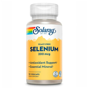 Селен SOLARAY (Солорай) Selenium 200 мкг капсулы флакон 90 шт