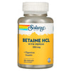 Бетаїн HCl + пепсін SOLARAY (Солорай) Betaine HCl with Pepsin 250 мг капсули флакон 180 шт
