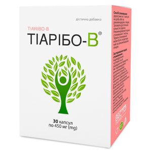 Тиарибо-В капсулы дополнительный источник витаминов группы В 3 блистера по 10 шт
