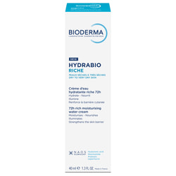 Крем для обличчя BIODERMA (Біодерма) Гідрабіо Rich насичений зволожуючий для чутливої зневодненої шкіри 40 мл