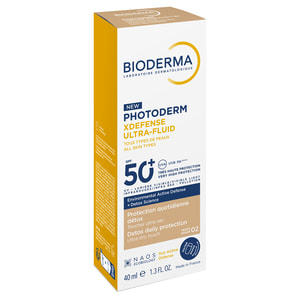 Ультрафлюид для лица BIODERMA (Биодерма) Фотодерм XDefense (Дефенс) солнцезащитный тон 02 для всех типов кожи SPF 50+  40 мл