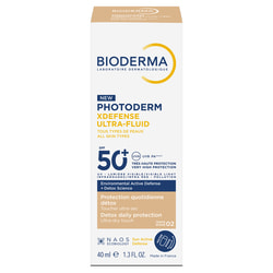 Ультрафлюїд для обличчя BIODERMA (Біодерма) Фотодерм XDefense (Дефенс) сонцезахисний тон 02 для всіх типів шкіри SPF 50+  40 мл