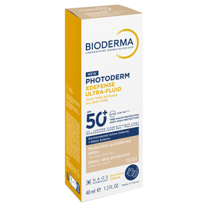 Ультрафлюид для лица BIODERMA (Биодерма) Фотодерм XDefense (Дефенс) солнцезащитный тон 01 для всех типов кожи SPF 50+ 40 мл