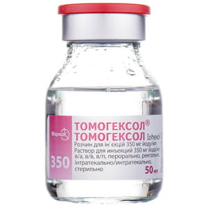 Томогексол р-р д/ин. 350мг йода/мл фл. 50мл №1