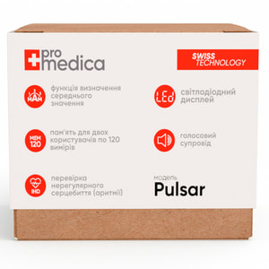 Вимірювач (тонометр) артеріального тиску ProMedica (Промедика) Pulsar зап'ястний