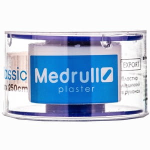 Пластир Medrull Classic (Медрул Класик) медичний котушковий розмір 2 х 250 см 1 шт