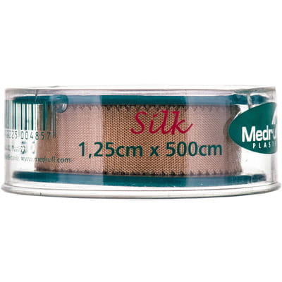 Пластырь Medrull Silk (Медрулл Силк) медицинский катушечный размер 1,25 см х 500 см 1 шт