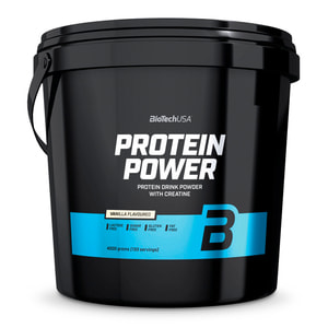 Протеїн для спортсменів BiotechUSA (Байотек) Protein power Vanilla 4000 г