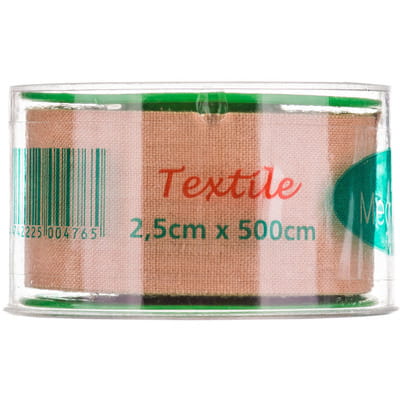 Пластырь Medrull Textile (Медрулл Текстиль) медицинский катушечный размер 2,5х500см 1шт