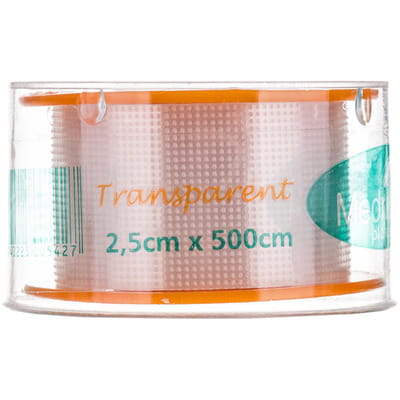 Пластырь Medrull Transparent (Медрулл Транспарент) медицинский катушечный размер 2,5 см х 500 см 1 шт