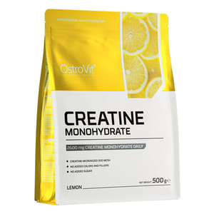 Креатин моногидрат OSTROVIT (Островит) Creatine Monohydrate порошок со вкусом лимона 500 г