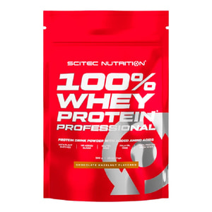 Протеїн SCITEC (Скітес) Nutrition Whey Protein Prof. порошок зі смаком шоколад та фндук 500 г