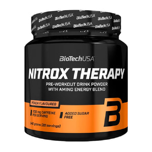 Передтреник для спортсменов BiotechUSA (Байотек) Nitrox Therapy Peach порошок 340 г