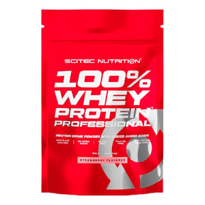 Протеїн SCITEC (Скітес) Nutrition Whey Protein Prof. порошок зі смаком полуниці 500 г