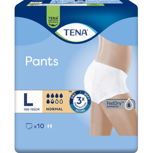 Подгузники-трусы для взрослых TENA (Тена) Pants Normal Large (Нормал ладж) размер 3 10 шт