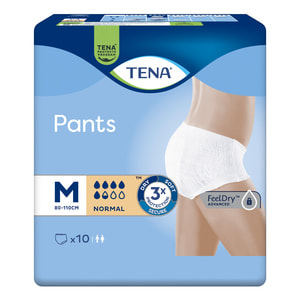 Подгузники-трусы для взрослых TENA (Тена) Pants Normal Medium (Нормал медиум)  размер 2 10 шт