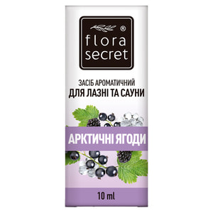 Засіб ароматичний FLORA SECRET (Флора Сікрет) для сауни та бані Арктичні ягоди 10 мл