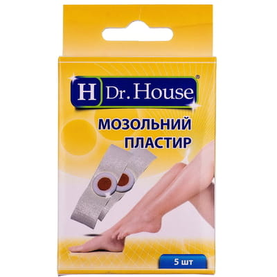 Пластир Dr. House (Доктор Хаус) мозольний 5 шт
