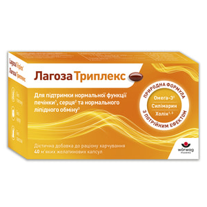 Лагоза Триплекс диетическая добавка капсулы мягкие желатиновые 4 блистера по 10 шт