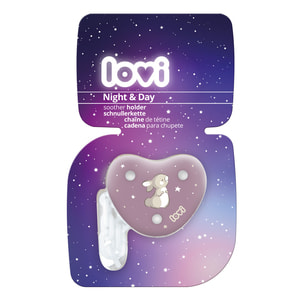Ланцюжок для пустушки CANPOL (Канпол) артикул 10/893_girl Lovi Night&Day Girl