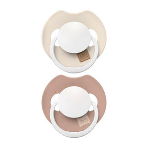 Пустушка силіконова CANPOL (Канпол) Lovi (Лові) Ivory Glow/Blush Glow артикул 34/438 динамічна від 18 місяців 2 шт
