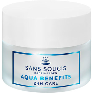 Догляд для нормальної шкіри обличчя SANS SOUCIS (Сан Сусі) Aqua Benefits 24 години зволоження 50 мл