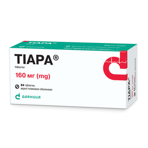 Тіара табл. в/о 160мг №84