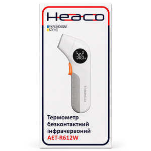 Термометр безконтактний інфрачервоний модель AET-R612W Heaco