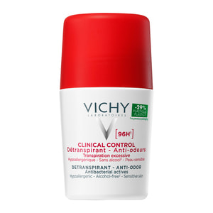 Дезодорант для тіла  VICHY (Віши) Клінікал Контроль проти надмірного потовиділення та запаху 96 годин захисту 50 мл 2 шт
