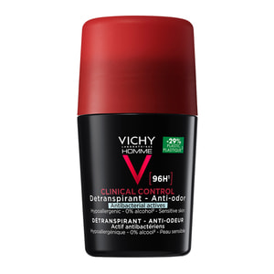 Дезодорант для тіла для чоловіків VICHY (Віши) Ом Клінік Контроль 96 годин захисту 50 мл 2 шт