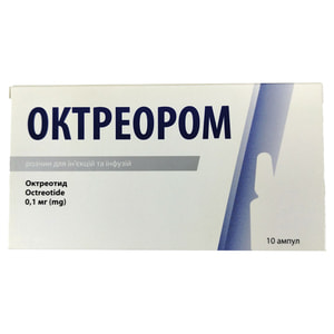 Октреором р-р д/ин./инф. 0,1мг/мл амп. 1мл №10