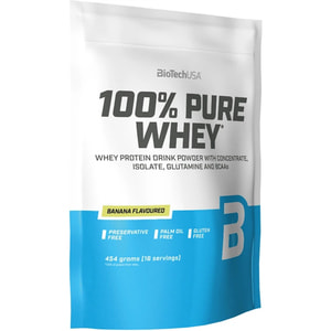 Протеин для спортсменов BiotechUSA (Байотек) 100% Pure Whey Banana 454 г