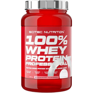 Протеїн SCITEC (Скітес) Nutrition Whey Protein Prof. порошок зі смаком полуниці 920 г