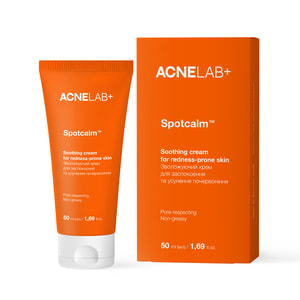 Крем для лица ACNELAB+ (Акнелаб+) Spotcalm Soothing Cream For Redness-Prone Skin увлажняющий для успокоения и устранения покраснения 50 мл