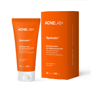 Крем для лица ACNELAB+ (Акнелаб+) Spotcalm Soothing Cream For Redness-Prone Skin увлажняющий для успокоения и устранения покраснения 50 мл