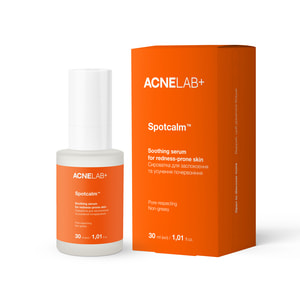 Сыворотка для лица ACNELAB+ (Акнелаб+) Spotcalm Soothing Serum For Redness-Prone Skin увлажняющая для успокоения и устранения покраснения 30 мл