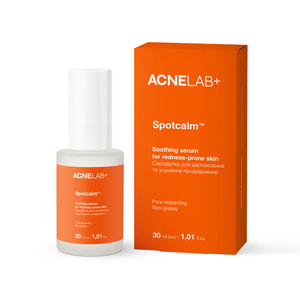 Сыворотка для лица ACNELAB+ (Акнелаб+) Spotcalm Soothing Serum For Redness-Prone Skin увлажняющая для успокоения и устранения покраснения 30 мл