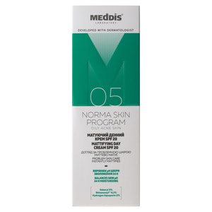 Крем для лица MEDDIS (Меддис) Norma Skin Program матирующий SPF 20 30 мл