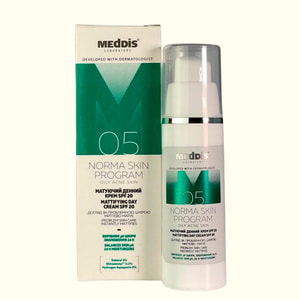 Крем для лица MEDDIS (Меддис) Norma Skin Program матирующий SPF 20 30 мл