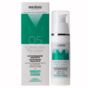 Крем для лица MEDDIS (Меддис) Norma Skin Program матирующий SPF 20 30 мл