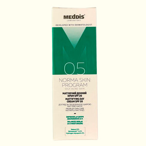 Крем для лица MEDDIS (Меддис) Norma Skin Program матирующий SPF 20 30 мл