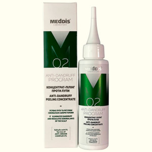 Концентрат-пілінг для волосся MEDDIS (Меддіс) Anti Dandruff Program проти лупи 100 мл