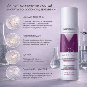 Крем для лица MEDDIS (Меддис) Well Age ночной активный 50 мл