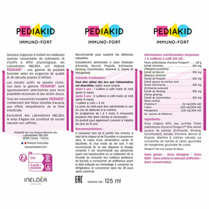Pediakid (Педиакид) Immuno-Fort (Иммуно-форт) диетическая добавка сироп флакон 125 мл