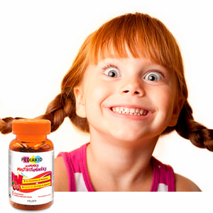 Pediakid (Педиакид) Gommes Multivitaminees (Мультивитамины) диетическая добавка пастилки жевательные мишки упаковка 60 шт
