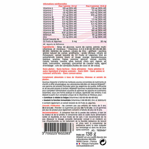 Pediakid (Педиакид) Gommes Multivitaminees (Мультивитамины) диетическая добавка пастилки жевательные мишки упаковка 60 шт