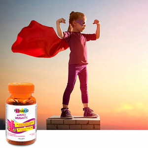 Pediakid (Педиакид) Gommes Immunite (Иммунитет) диетическая добавка пастилки жевательные мишки упаковка 60 шт