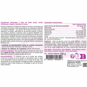 Pediakid (Педиакид) Gommes Immunite (Иммунитет) диетическая добавка пастилки жевательные мишки упаковка 60 шт