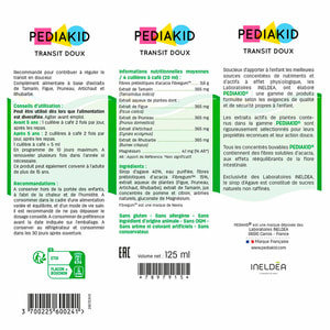 Pediakid (Педіакід) Transit Doux (Моторика кишківника) дієтична добавка сироп флакон 125 мл
