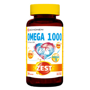 Витамины ZEST (Зест) Omega (Омега) капсули по 1000 мг флакон 30 шт